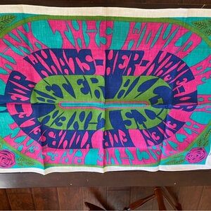 Colorful Irish Linen Table Runner